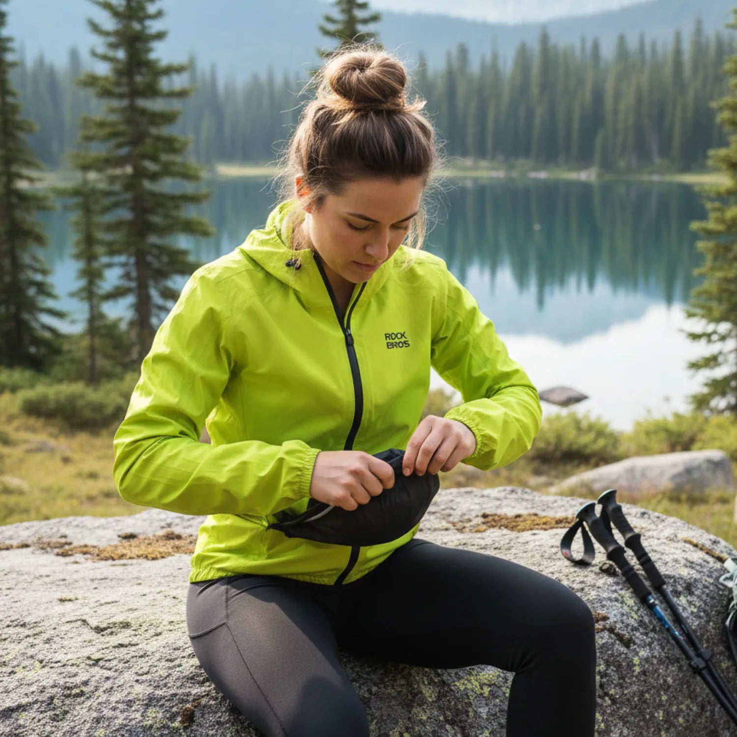 Wasserdichte Regenjacke für Damen