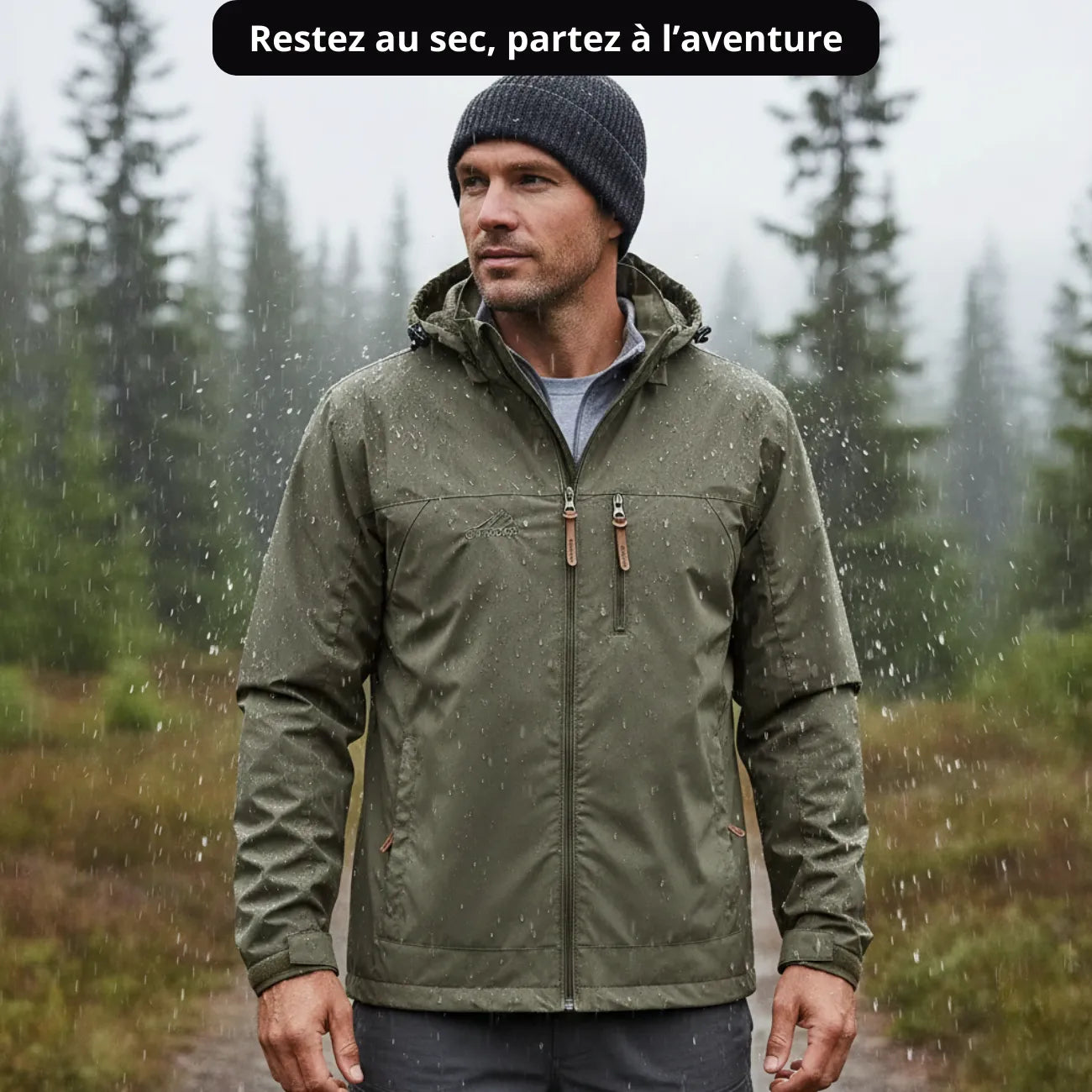 Winddichte Wanderjacke für die Berge