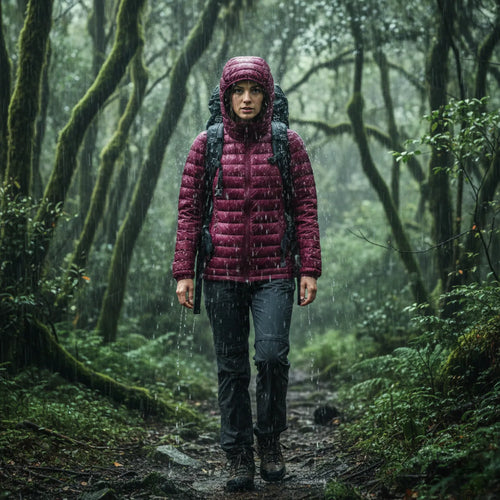 Damen-Warme Daunenjacke