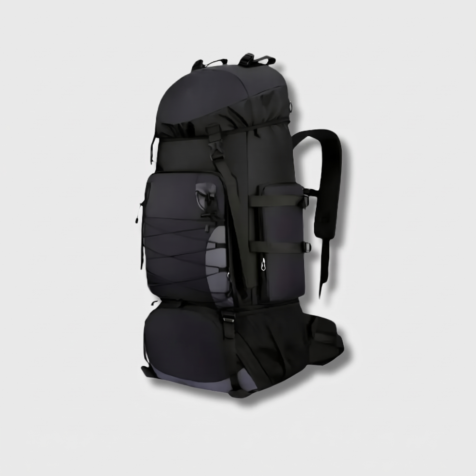 Trekkingrucksack 90 L Schwarz – Produktfoto Studio