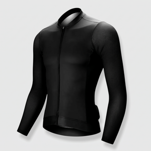 Radtrikot mit UV-Schutz 50+ in Schwarz, Seitenansicht