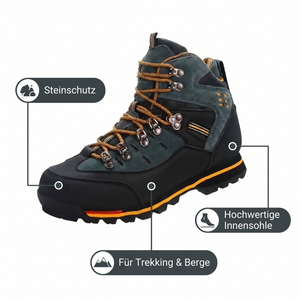 Herren-Wanderschuhe – Steinschutz und Innensohle