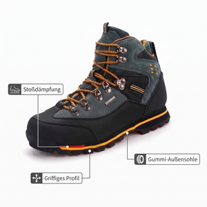 Herren-Wanderschuhe – Gummi-Außensohle und Dämpfung