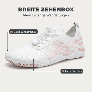 Barfußschuh mit breiter Zehenbox für mehr Bewegungsfreiheit und Komfort