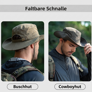 Trekkinghut faltbare Schnalle Buschhut Cowboyhut