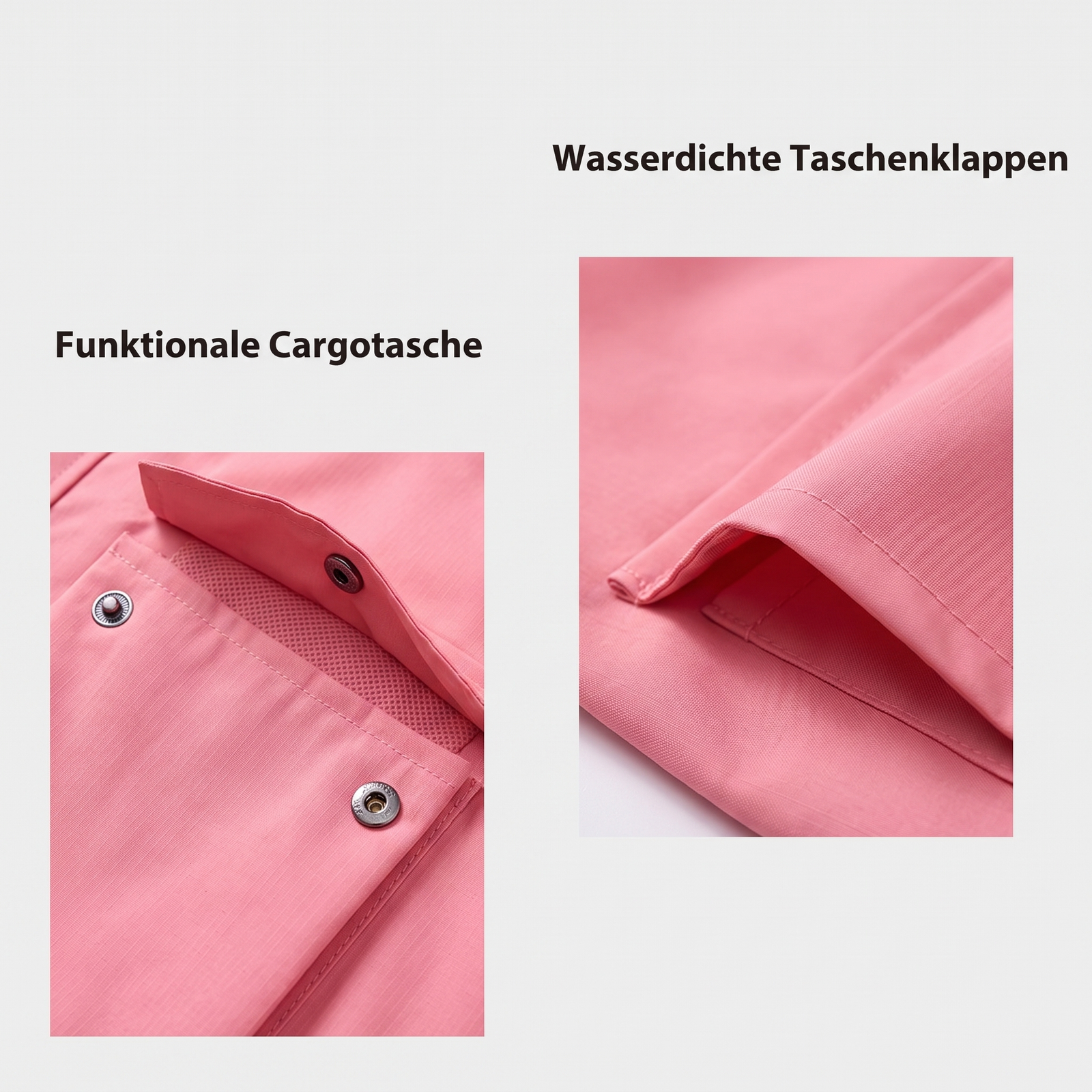 Regenset Cargotasche und Taschenklappen Detail