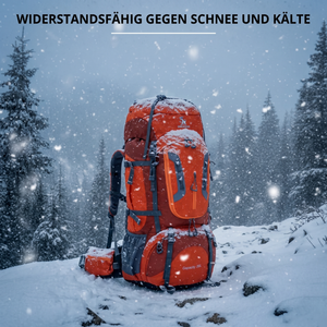 Wasserdichter Wanderrucksack widerstandsfähig gegen Schnee und Kälte