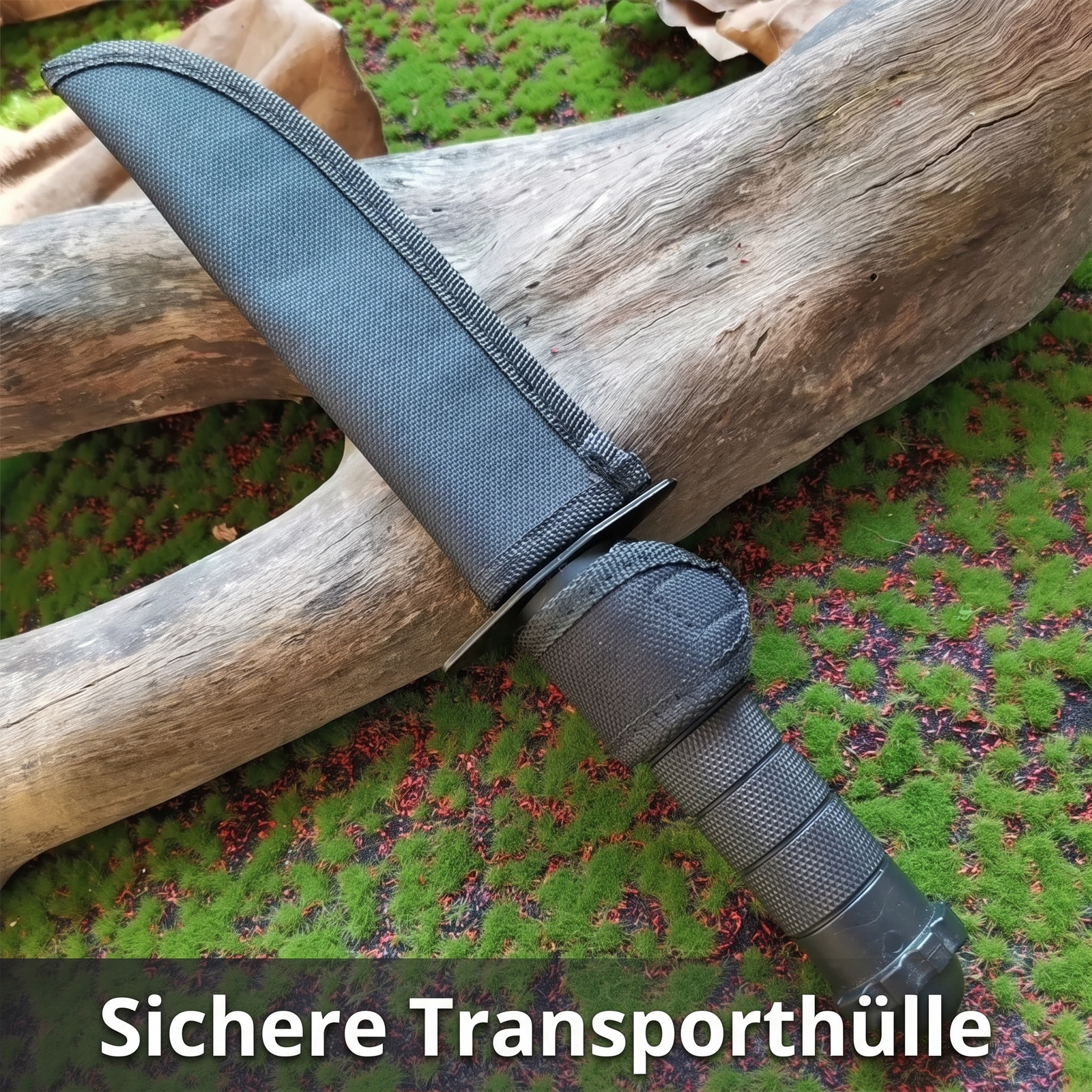 Survival-Messer sichere Transporthülle