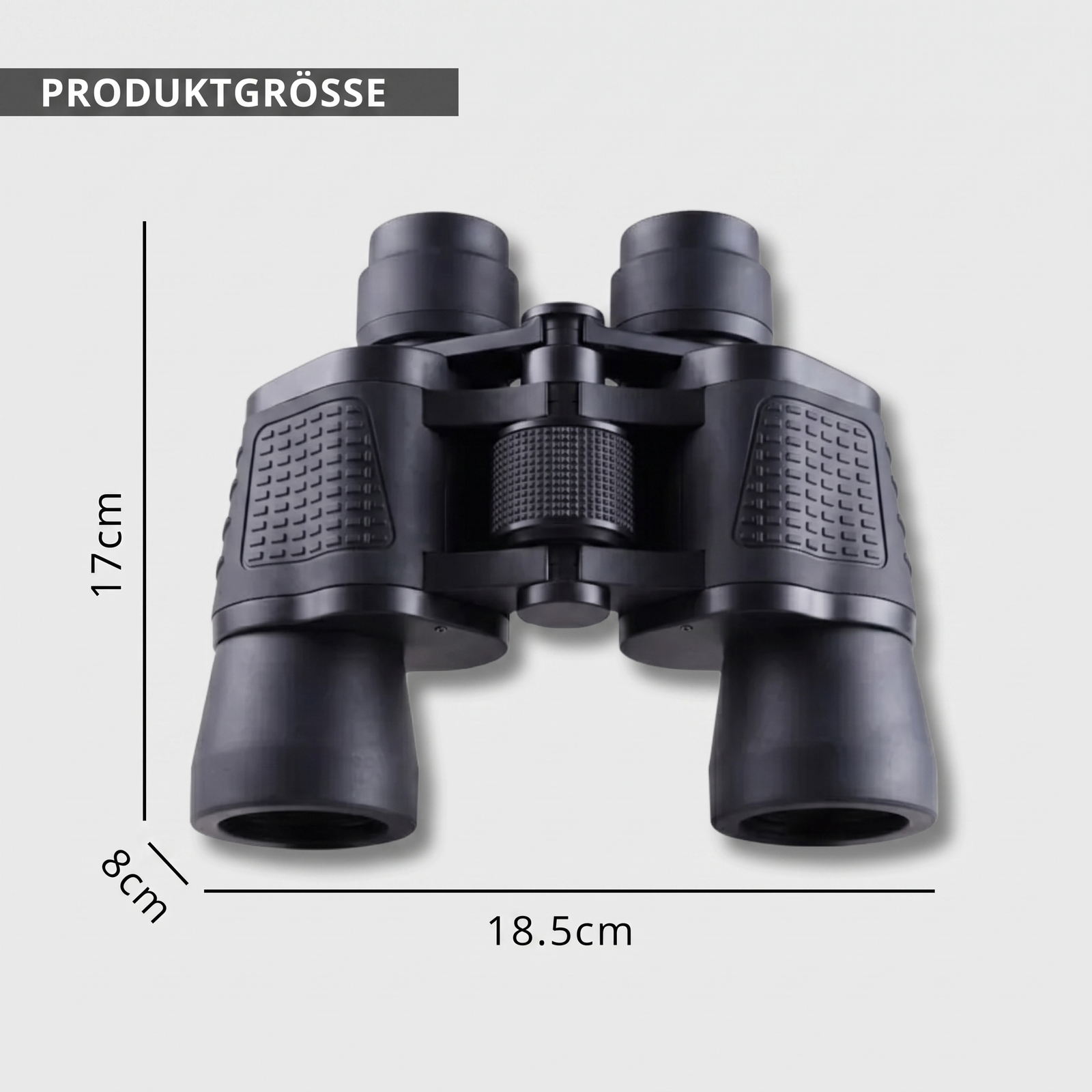Fernglas Produktgröße 8cm 17cm 18.5cm