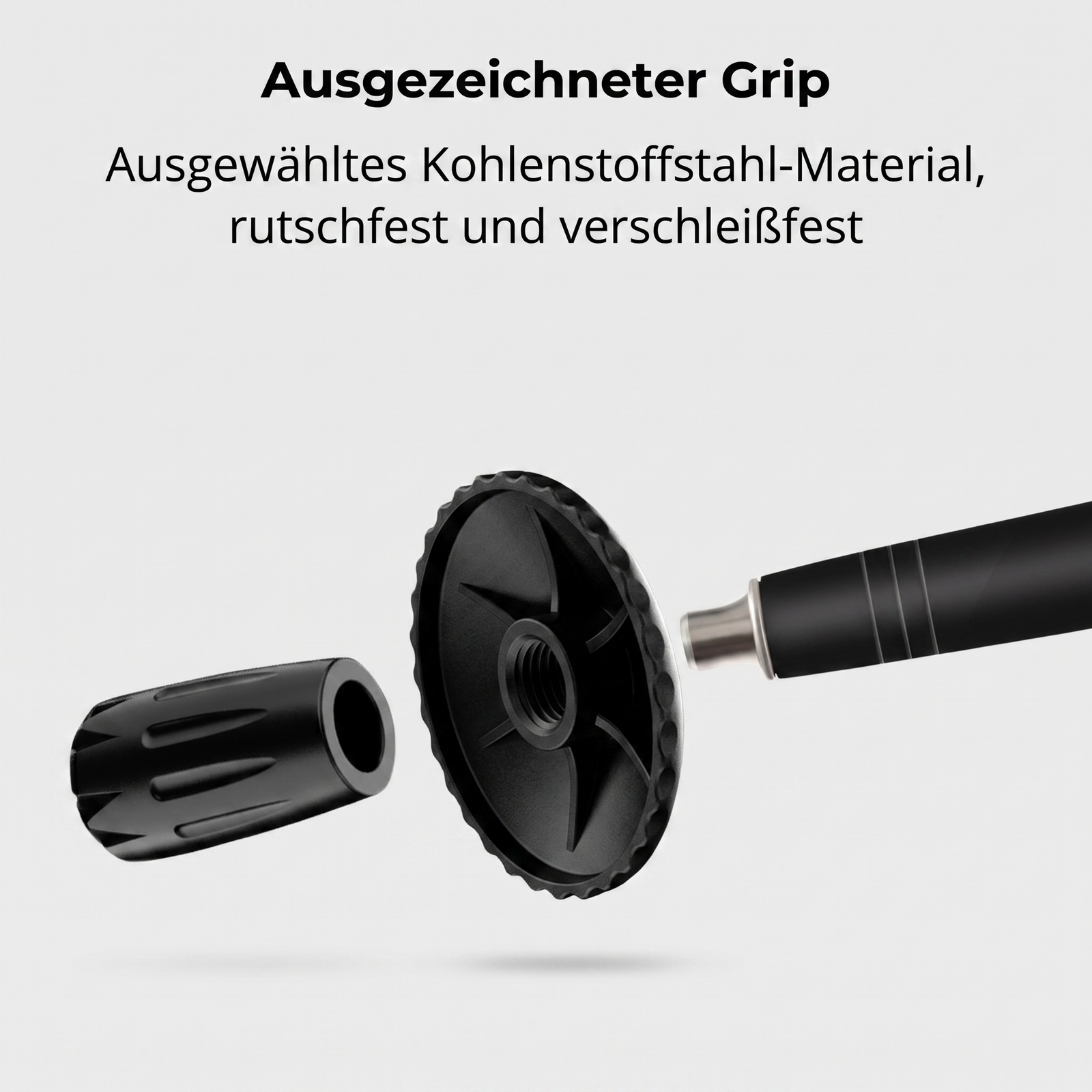 Ultraleichte Wanderstöcke ausgezeichneter Grip Kohlenstoffstahl