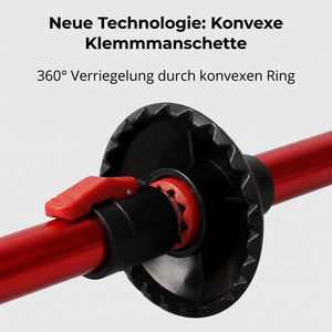 Teleskop-Trekkingstöcke neue Technologie konvexe Klemmmanschette 360 Grad Verriegelung