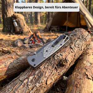 Klappbares Design, bereit fürs Abenteuer - Klappmesser EDC