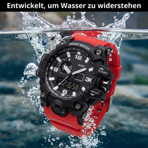 Entwickelt, um Wasser zu widerstehen - Herren-Outdoor-Trekkinguhr