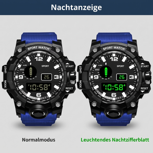 Nachtanzeige - Herren-Outdoor-Trekkinguhr