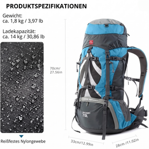 Trekkingrucksack 70L Touren