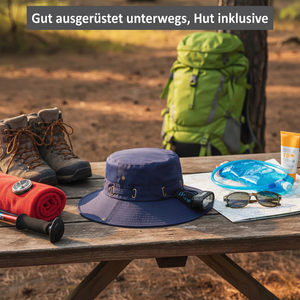 Belüfteter Wanderhut für Herren