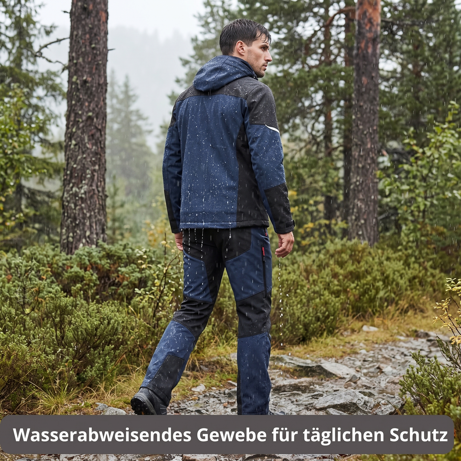 Herren-Skitouren-Set - Wasserabweisendes Gewebe für täglichen Schutz