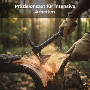 Camping-Survival-Axt Nylongriff - Präzisionsaxt für intensive Arbeiten