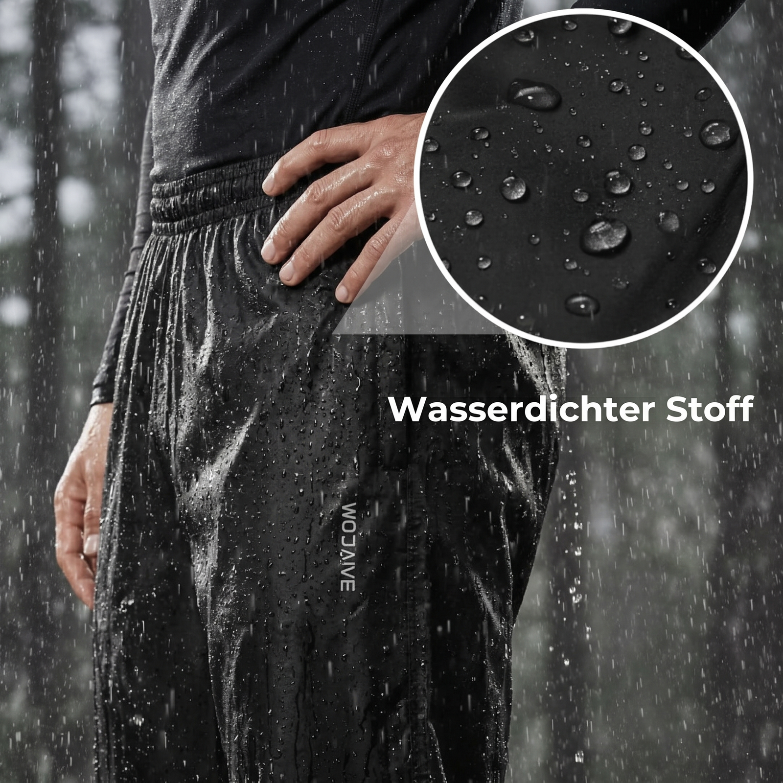 Herren Regen-Überhose - Wasserdichter Stoff