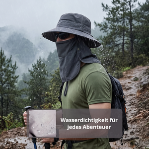 UV-Wanderhut mit Nackenlasche - Wasserdicht