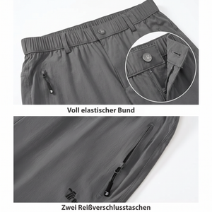 Atmungsaktive Wanderhose Damen - Bund und Taschen