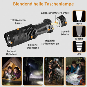 Blendend helle Taschenlampe