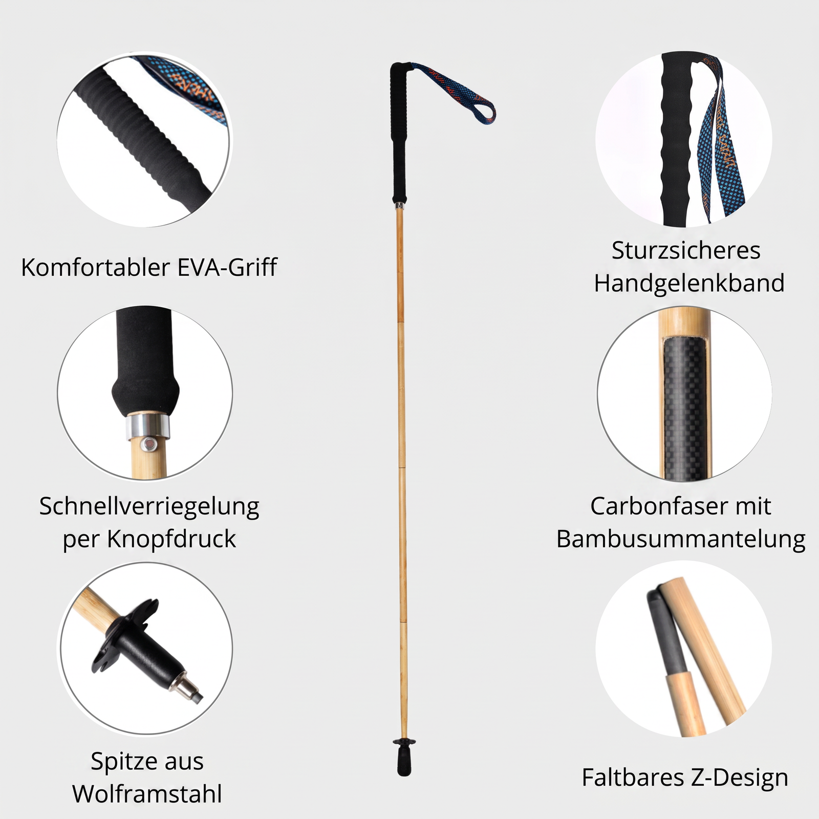 Wanderstock Detailansicht