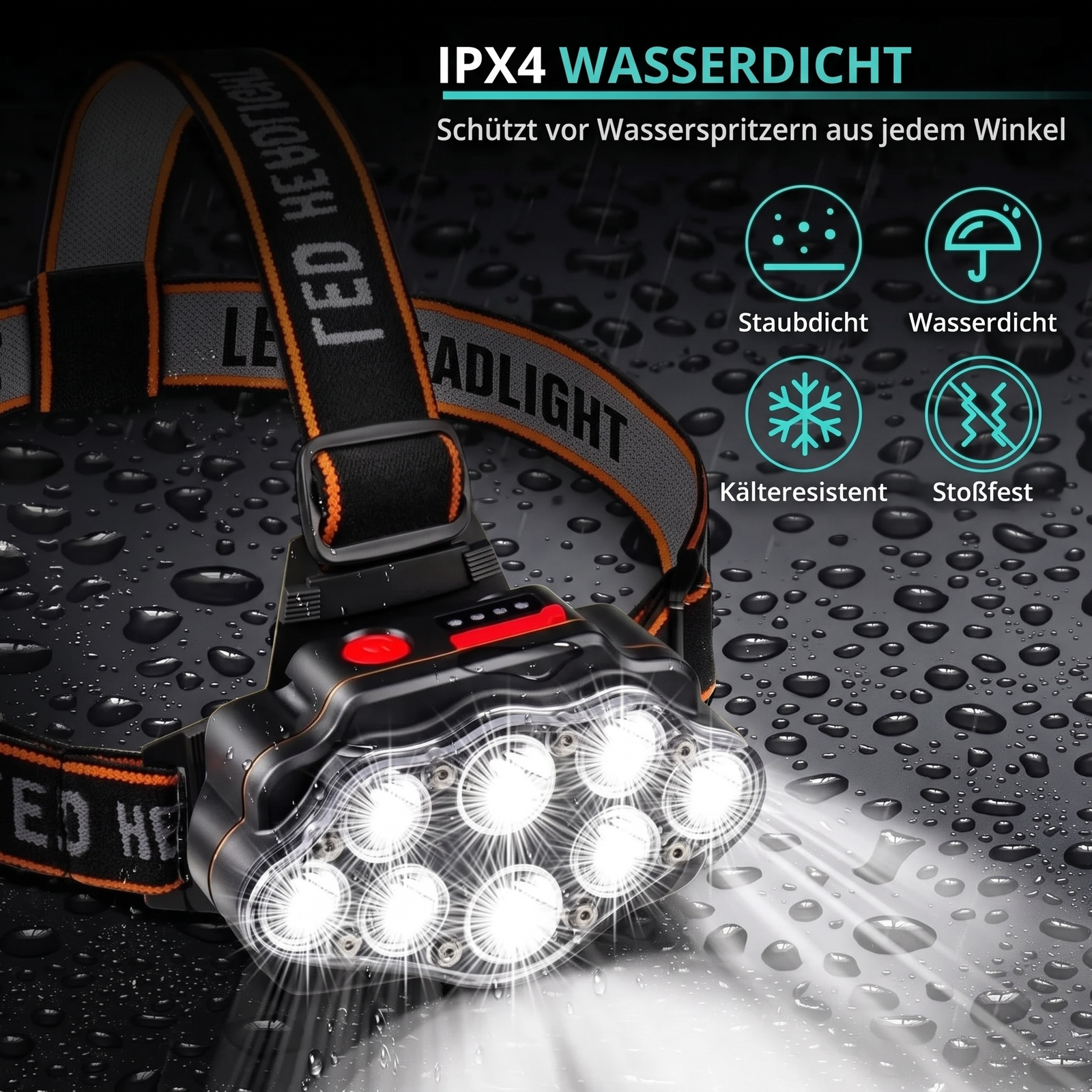 IPX4 Wasserdicht