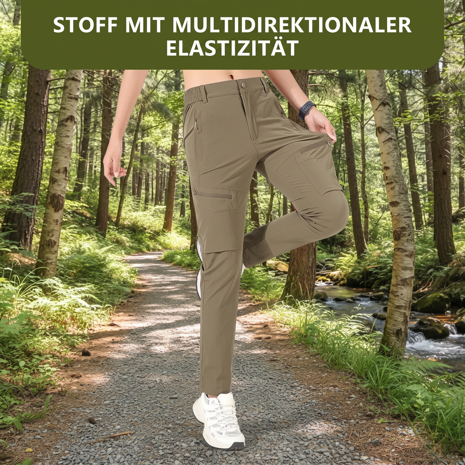 Stoff mit multidirektionaler Elastizität