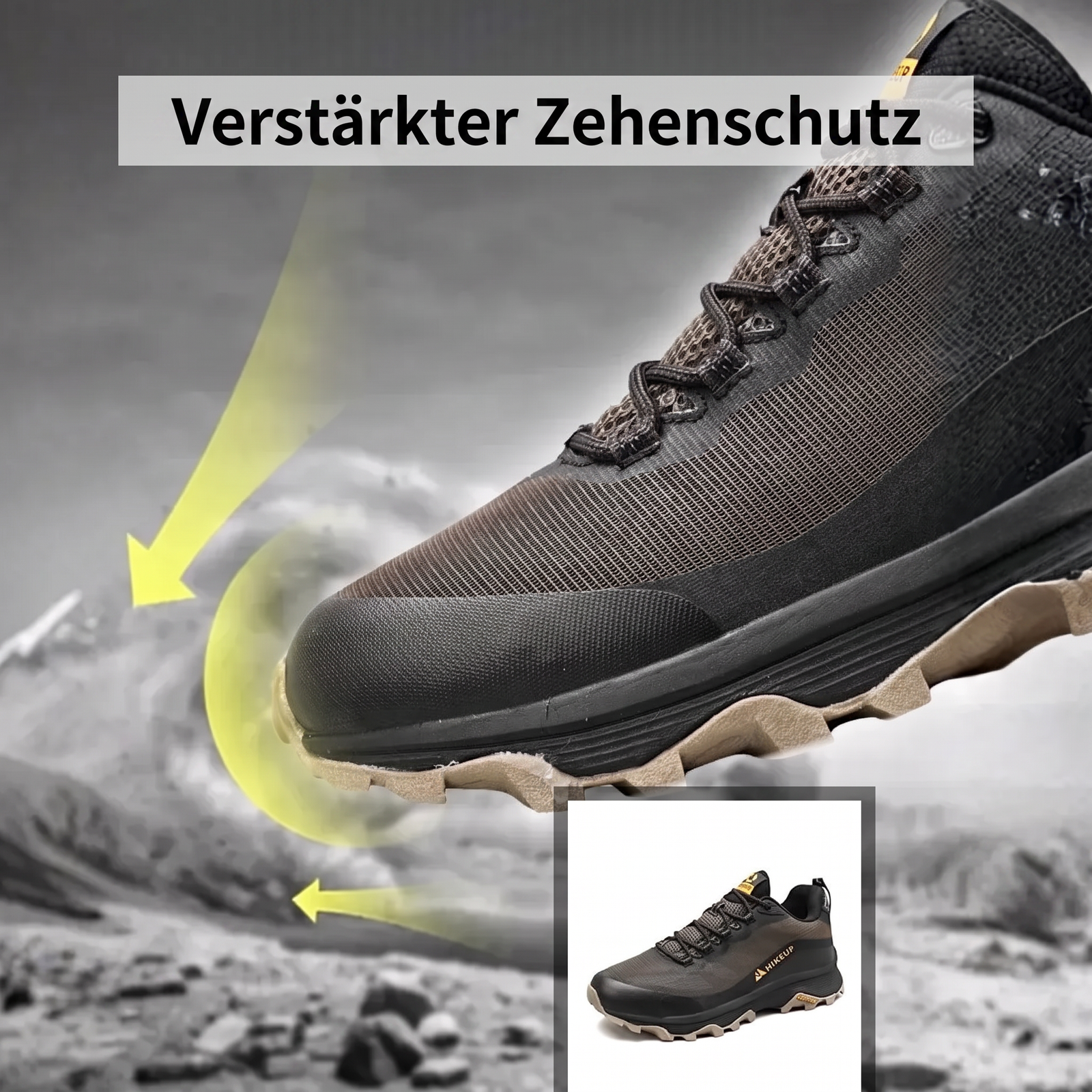 Verstärkter Zehenschutz