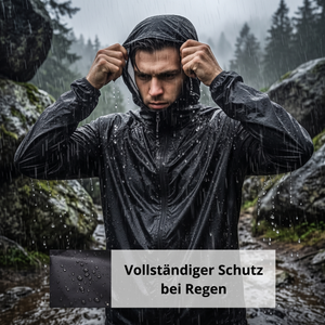 Vollständiger Schutz bei Regen