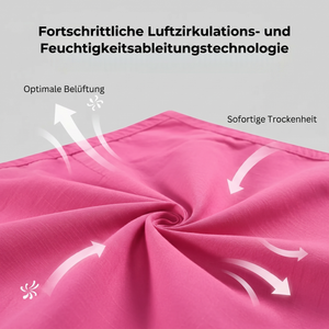 Fortschrittliche Luftzirkulations- und Feuchtigkeitsableitungstechnologie