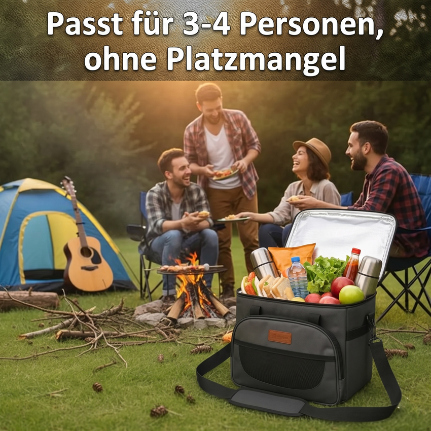 Passt für 3-4 Personen, ohne Platzmangel