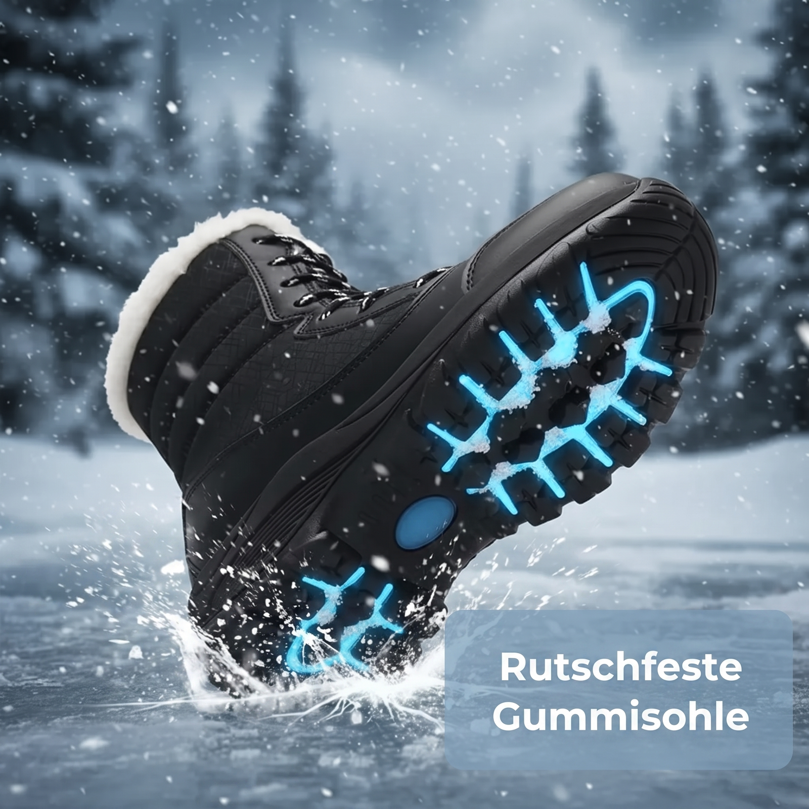 Damen Après-Ski-Stiefeletten kurz