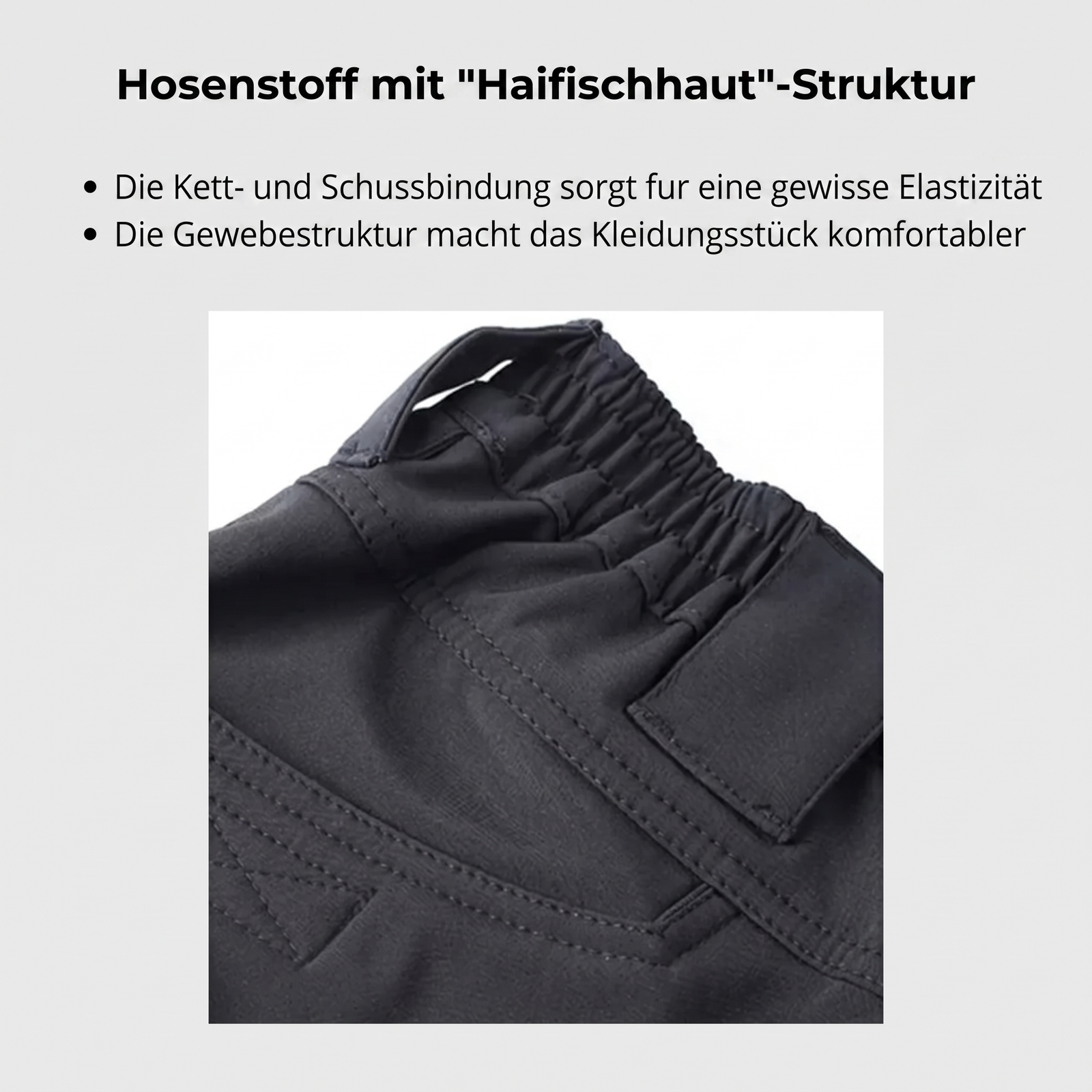 Softshell-Wanderset, winddicht