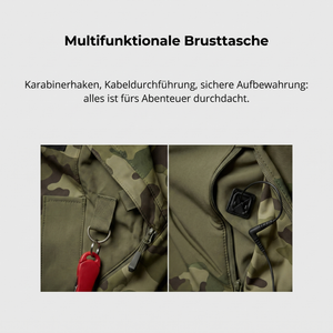 Herren Bergjacke warm gefüttert