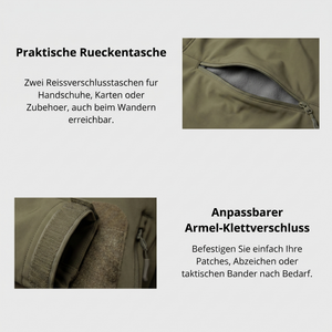 Herren Bergjacke warm gefüttert