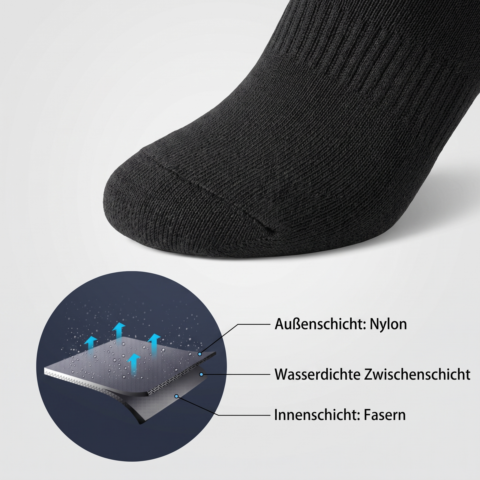 Wasserdichte Wandersocken | Berggrat