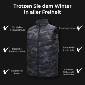 Beheizbare Weste Camouflage