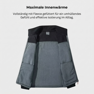 Herren Fleecejacke Patchwork