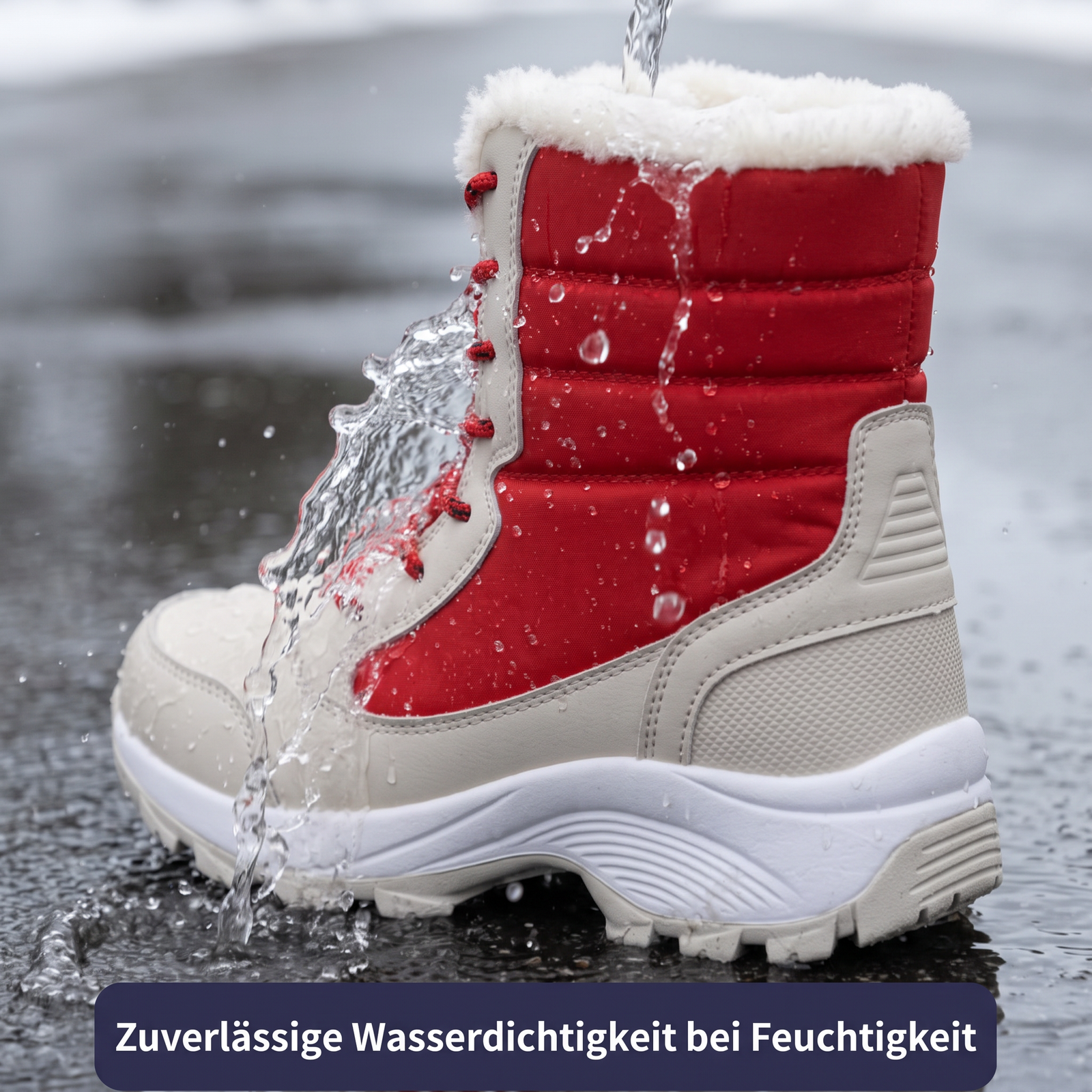 Damen Après-Ski-Stiefeletten gefüttert