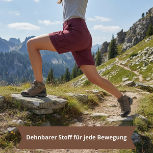 Stretch-Cargoshorts für Damen