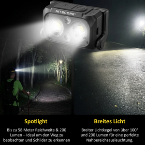 Stirnlampe fürs Wandern | Berggrat
