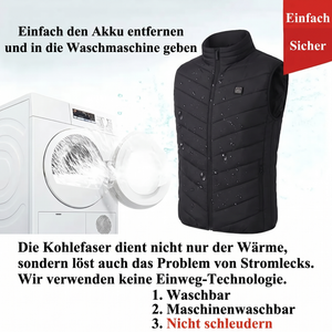 Beheizbare Weste mit Akku