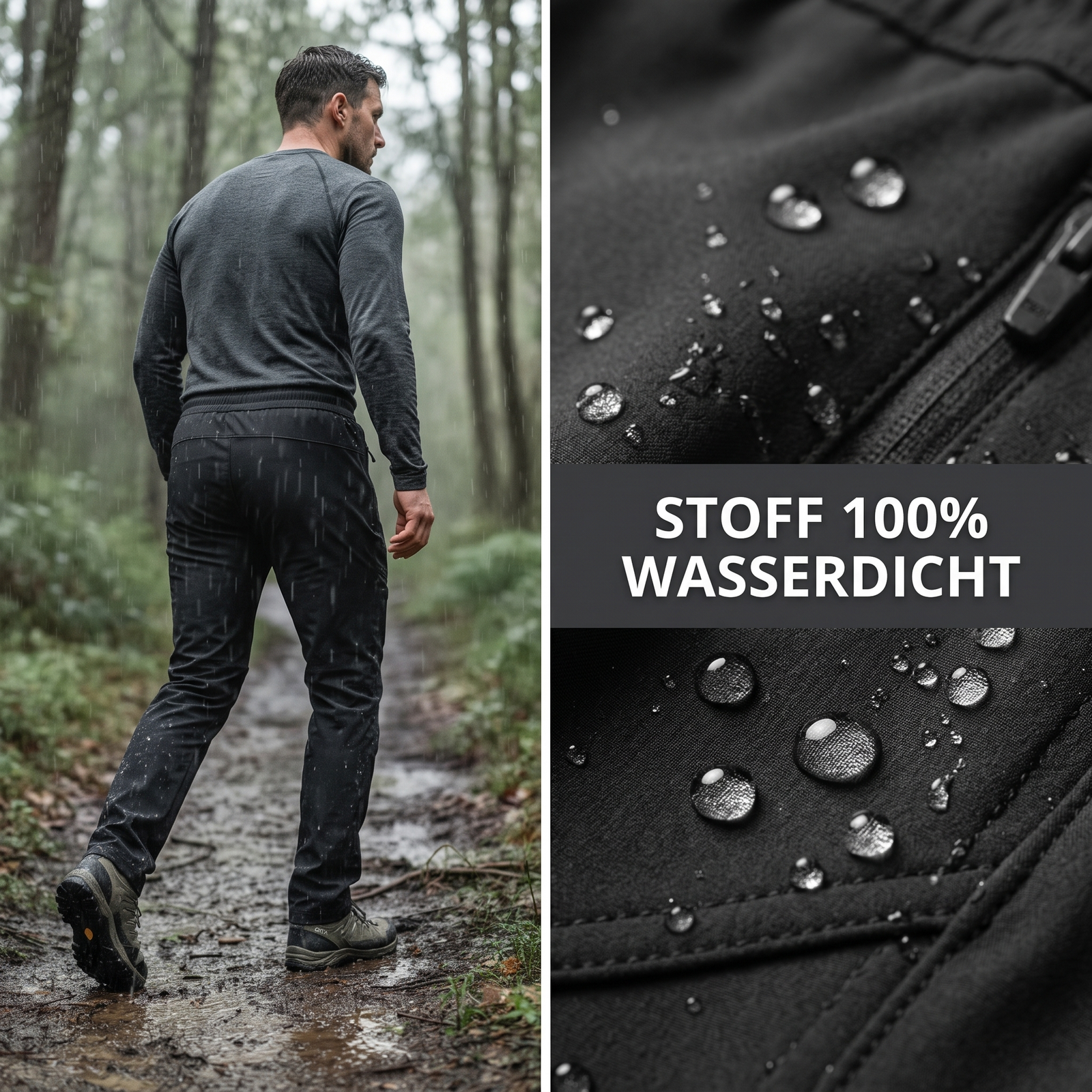 Outdoor-Trekkinghose wasserdicht
