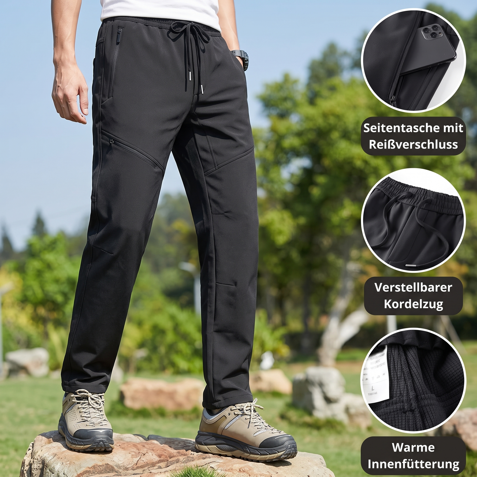 Outdoor-Trekkinghose wasserdicht