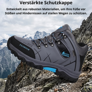 Herren-Leder-Wanderschuhe - Verstärkte Schutzkappe
