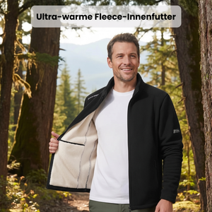 Herren Outdoor-Fleecejacke - Ultra-warme Fleece-Innenfutter