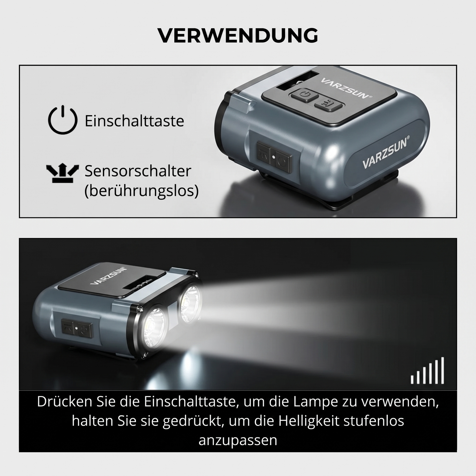 LED-Stirnlampe - Verwendung