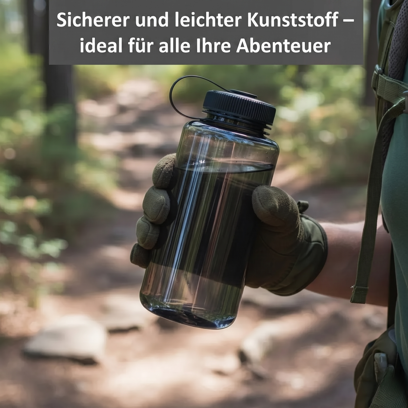 Trinkflasche - Sicherer und leichter Kunststoff